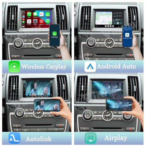 Viknav Linux System Interface Box For Land Rover Freelander 2 2013-2015 Wireless Apple CarPlay Android Auto Stereo Only Support Original Car Screen