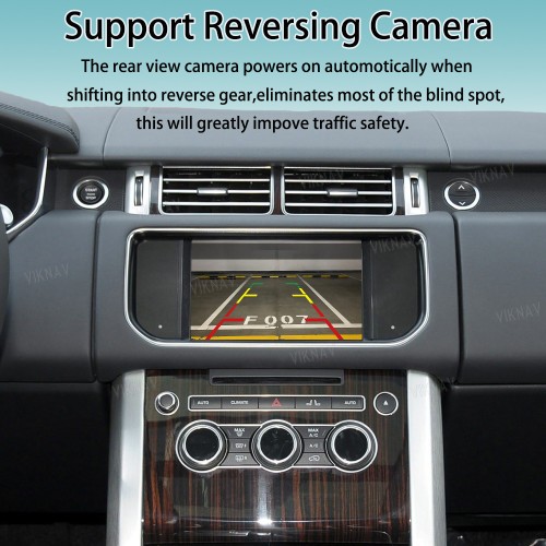 Viknav Linux System Interface Box For Land Rover Vogue Evoque 2013-2016 Wireless Apple CarPlay Android Auto Stereo Only Support Original Car Screen
