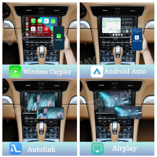 Viknav Linux System Interface Box For Porsche 911 2006-2018 Wireless Apple CarPlay Android Auto Stereo Only Support Original Car Screen