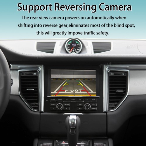 Viknav Linux System Interface Box For Porsche Macan 2014-2017 Wireless Apple CarPlay Android Auto Stereo Only Support Original Car Screen