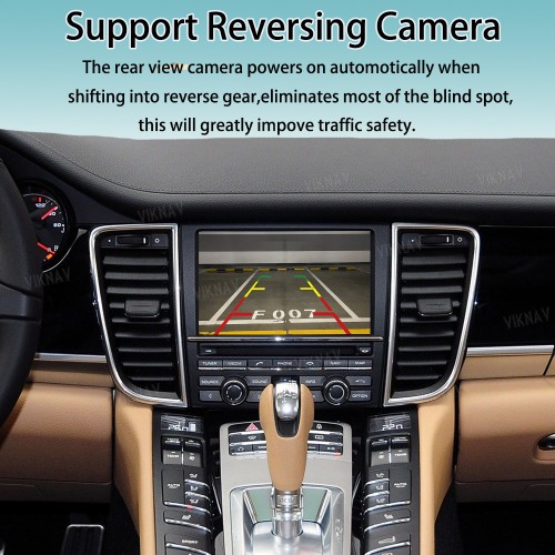 Viknav Linux System Interface Box For Porsche Panamera 2010-2016 Wireless Apple CarPlay Android Auto Stereo Only Support Original Car Screen