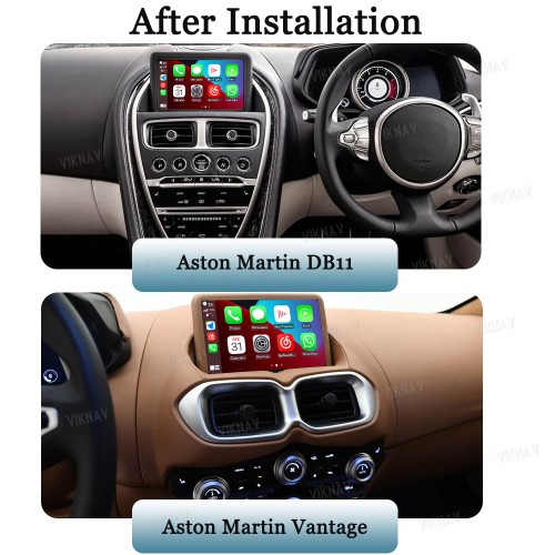 Viknav Linux System Interface Box For Aston Martin DB11/Vantage Wireless Apple CarPlay Android Auto Stereo Only Support Original Car Screen