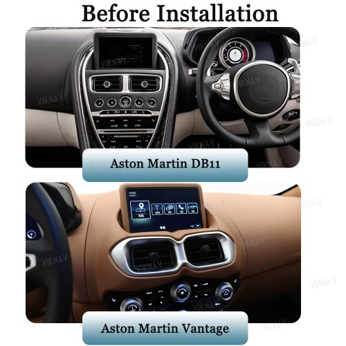 Viknav Linux System Interface Box For Aston Martin DB11/Vantage Wireless Apple CarPlay Android Auto Stereo Only Support Original Car Screen