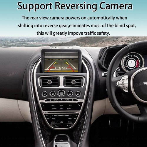 Viknav Linux System Interface Box For Aston Martin DB11/Vantage Wireless Apple CarPlay Android Auto Stereo Only Support Original Car Screen