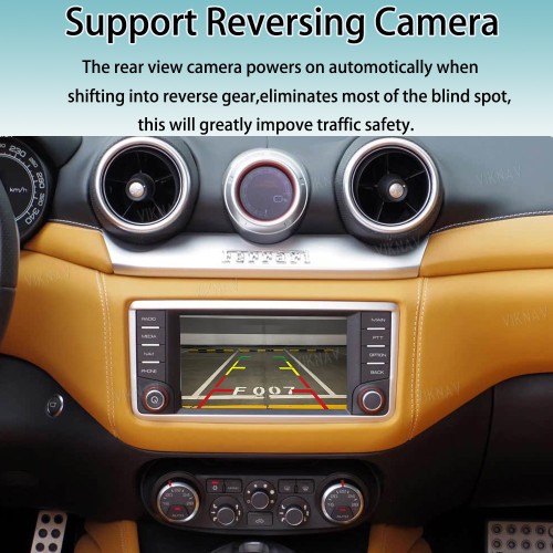 Viknav Linux System Interface Box For Ferrari California T 458 488 F12 F8 812 Praotofino GTC4 2015-2018 Wireless Apple CarPlay Android Auto Stereo Only Support Original Car Screen