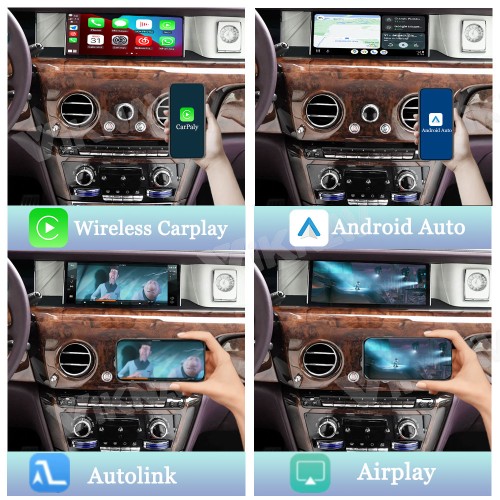 Viknav Linux System Interface Box For Rolls-Royce Phantom 2006-2018 Wireless Apple CarPlay Android Auto Stereo Only Support Original Car Screen