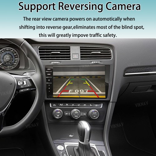 Viknav Linux System Interface Box For Volkswagen Golf /Magotan /Tiguan Wireless Apple CarPlay Android Auto Stereo Only Support Original Car Screen