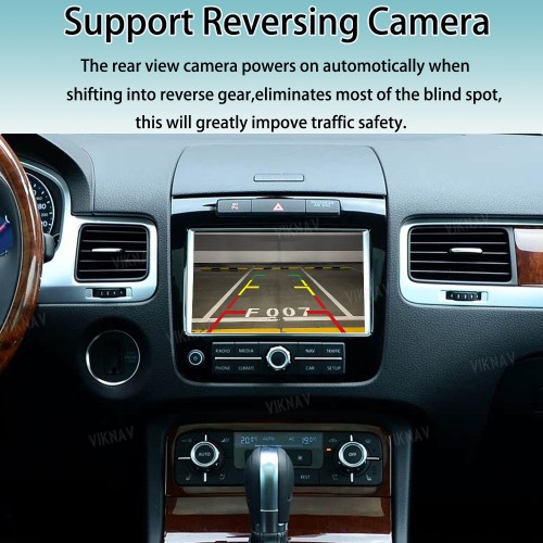 Viknav Linux System Interface Box For Volkswagen Touareg 2011-2018 Wireless Apple CarPlay Android Auto Stereo Only Support Original Car Screen