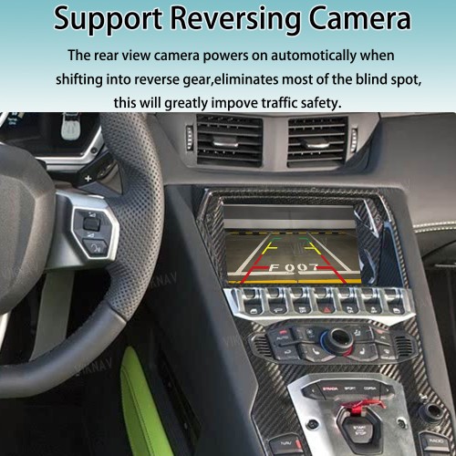 Viknav Linux System Interface Box For Lamborghini MMI Hurancan LP610/Aventador LP700 2011-2018 Wireless Apple CarPlay Android Auto Stereo Only Support Original Car Screen