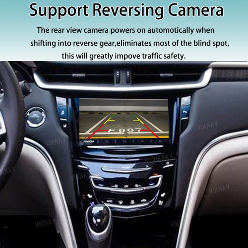 Viknav Linux System Interface Box For Cadillac ATS-L XTS SRX CTS 2013-2018 Wireless Apple CarPlay Android Auto Stereo Only Support Original Car Screen