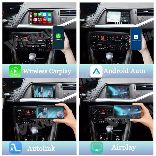 Viknav Linux System Interface Box For Citroen C3 C4 C4L C5 2014-2016 Wireless Apple CarPlay Android Auto Stereo Only Support Original Car Screen