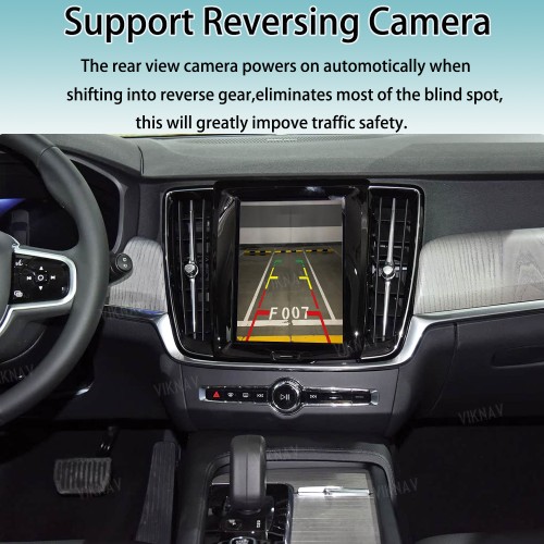 Viknav Linux System Interface Box For Volvo  S90 V90 2018-2022 Wireless Apple CarPlay Android Auto Stereo Only Support Original Car Screen