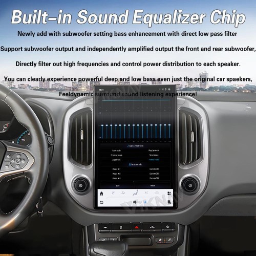 Viknav 14.4 Inch Car Radio for Chevrolet Colorado GMC Canyon 2014-2018 Touch Screen Upgrade Android 13 Head Unit Wireless Carplay Car GPS Navigation Multimedia Player
