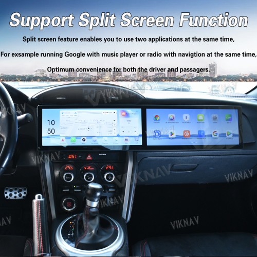 Viknav 12.3 Inch Car Radio For Toyota 86 / SUBARU BRZ 2012-2020 Touch Screen Android Head Unit Wirless Carplay GPS Navigation Player Autoradio