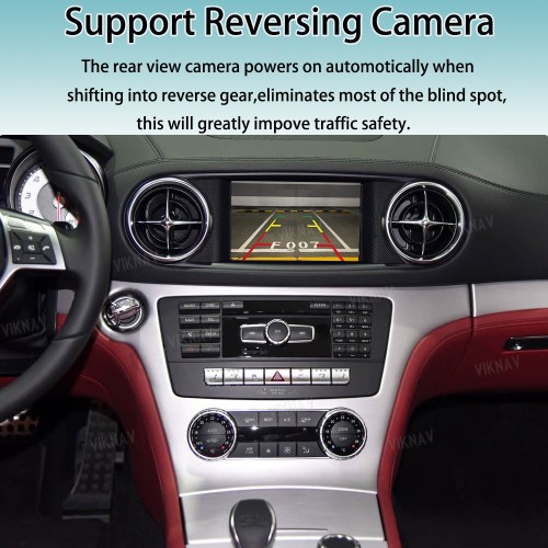 Viknav Linux System Interface Box For Benz SL Class 2013-2016 Wireless Apple CarPlay Android Auto Stereo Only Support Original Car Screen