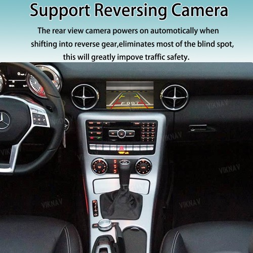 Viknav Linux System Interface Box For Benz SLK Class R172 2011-2017 Wireless Apple CarPlay Android Auto Stereo Only Support Original Car Screen
