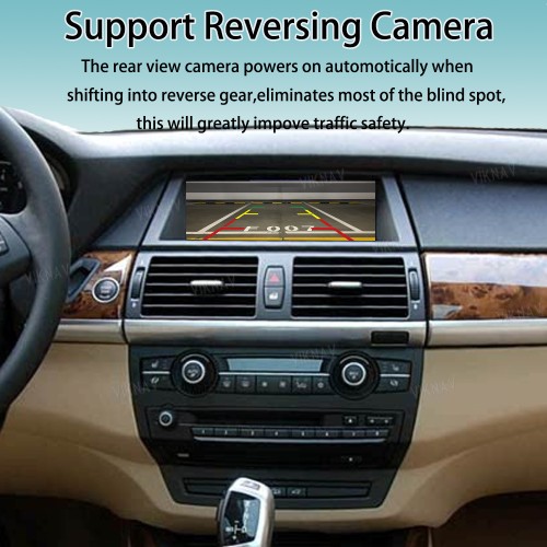 Viknav Linux System Interface Box For BMW X5 X6 2005-2008 CCC Wireless Apple CarPlay Android Auto Stereo Only Support Original Car Screen