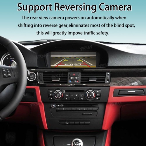 Viknav Linux System Interface Box For BMW M3 M5 Z4 2009-2016 CIC Wireless Apple CarPlay Android Auto Stereo Only Support Original Car Screen