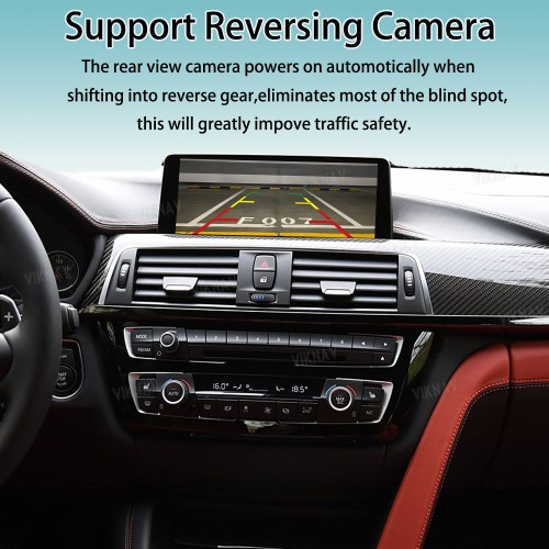 Viknav Linux System Interface Box For BMW M2 F87 M3 F80 M4 F82/83 M5 F10 M6 F06/12/13 2012-2016 NBT Wireless Apple CarPlay Android Auto Stereo Only Support Original Car Screen