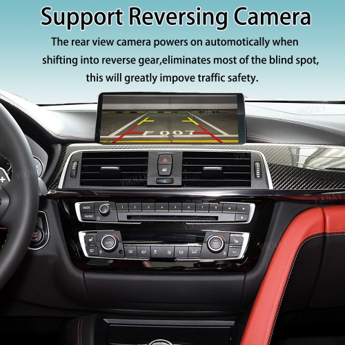 Viknav Linux System Interface Box For BMW M2 M3 M4 M5 2017-2020 EVO Wireless Apple CarPlay Android Auto Stereo Only Support Original Car Screen