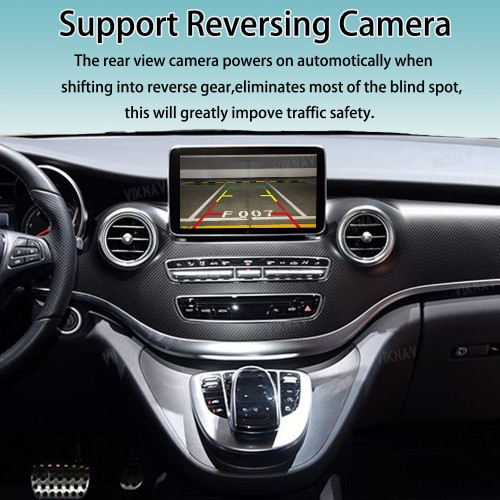 Viknav Linux System Interface Box For Benz V Class W447 X Class W470 2015-2017 Wireless Apple CarPlay Android Auto Stereo Only Support Original Car Radio Screen(NTG5.0/5.1)