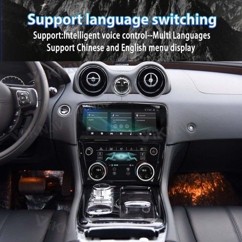 Viknav AC Panel For Jaguar XJ XJL XJR 2009-2018 Electronic Air Conditioning Switch Touch Screen Climate Control Dashboard