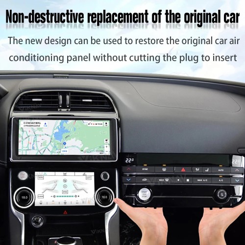 Viknav Android Car Radio 10.25 inch For Jaguar XE/XEL/F-PACE 2016-2019 Wirless CarPlayer GPS Navigation Head Unit (64GB)