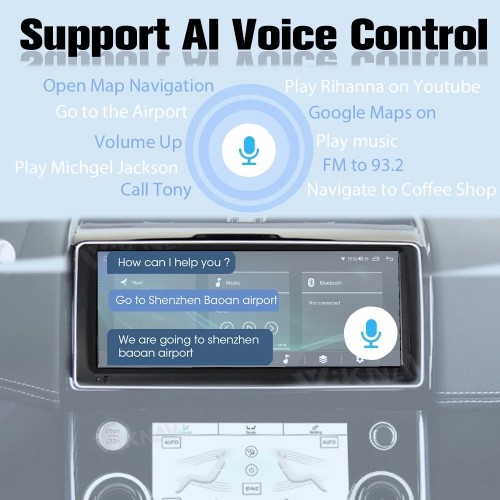 Viknav Android Car Radio 10.25 inch For Jaguar XE/XEL/F-PACE 2016-2019 Wirless CarPlayer GPS Navigation Head Unit (128GB)
