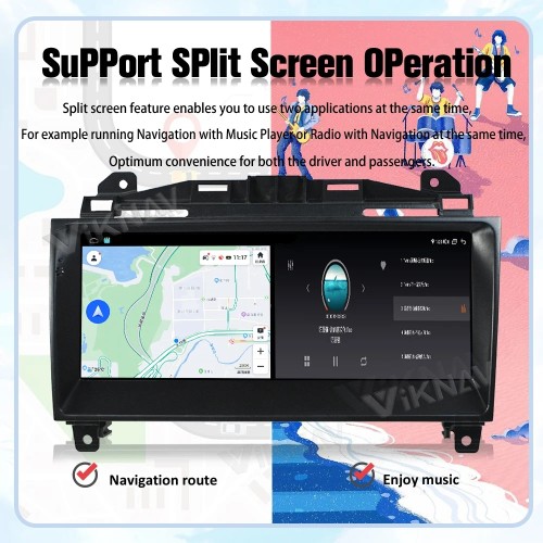 Viknav Car Radio 10.25 inch GPS Navigation For Jaguar XF XFL 2016-2019 Multimedia Player Auto Stereo(128GB)