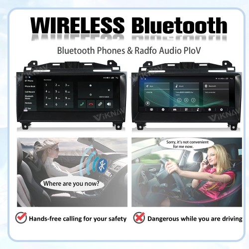 Viknav Car Radio 10.25 inch GPS Navigation For Jaguar XF XFL 2016-2019 Multimedia Player Auto Stereo(128GB)