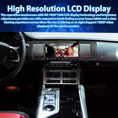 Viknav Car Radio 8 inch For Jaguar XF 2011-2015 Head Unit CarPlay Audio Stereo Touch Screen Car GPS Navigation Multimedia Player (64GB)