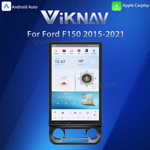 Viknav Upgrade Android Car Radio For Ford F150 2015-2022 16.8 inch Wireless Carpaly Android Auto Touch Screen GPS Navigation Multimedia player Auto Stereo Head Unit