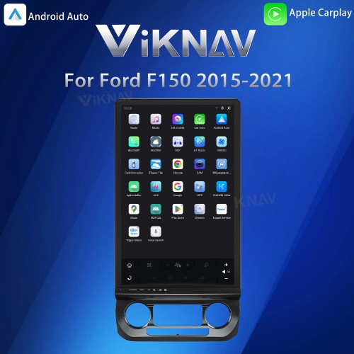 Viknav Upgrade Android Car Radio For Ford F150 2015-2022 16.8 inch Wireless Carpaly Android Auto Touch Screen GPS Navigation Multimedia player Auto Stereo Head Unit