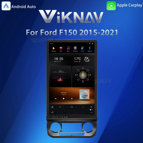 Viknav Upgrade Android Car Radio For Ford F150 2015-2022 16.8 inch Wireless Carpaly Android Auto Touch Screen GPS Navigation Multimedia player Auto Stereo Head Unit