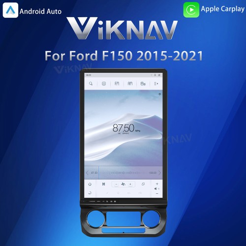 Viknav Upgrade Android Car Radio For Ford F150 2015-2022 16.8 inch Wireless Carpaly Android Auto Touch Screen GPS Navigation Multimedia player Auto Stereo Head Unit