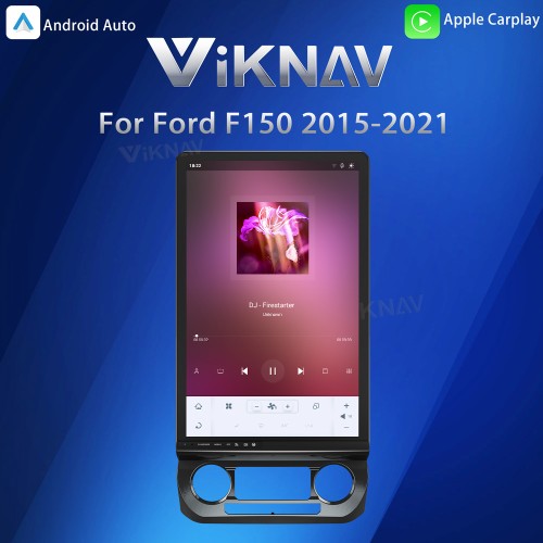 Viknav Upgrade Android Car Radio For Ford F150 2015-2022 16.8 inch Wireless Carpaly Android Auto Touch Screen GPS Navigation Multimedia player Auto Stereo Head Unit