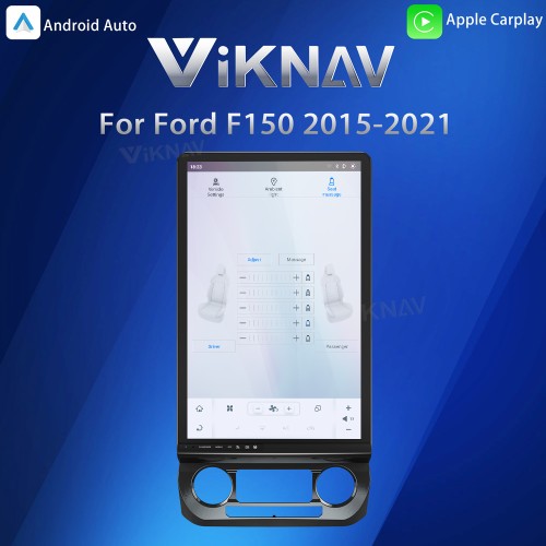 Viknav Upgrade Android Car Radio For Ford F150 2015-2022 16.8 inch Wireless Carpaly Android Auto Touch Screen GPS Navigation Multimedia player Auto Stereo Head Unit