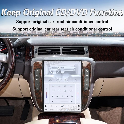 Viknav Upgrade 14 Inch Android Car Radio For GMC YUKON/Chevy Suburban Tahoe 2007-2013 Carplay GPS Navigation Multimedia Stereo Video Player(128GB)