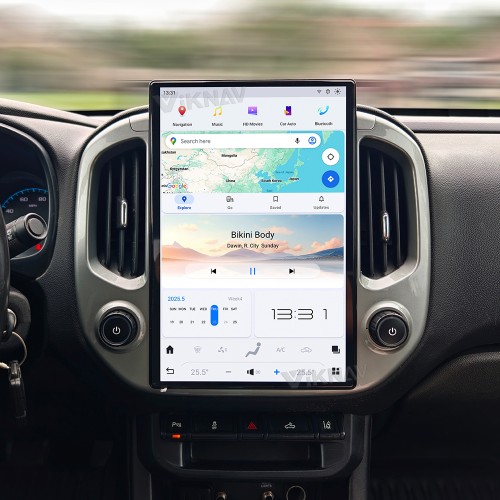 Viknav 14.4 Inch Car Radio For Chevrolet Colorado GMC Canyon 2014-2018 Touch Screen Upgrade Android Head Unit Wireless Carplay Car GPS Navigation Multimedia Player