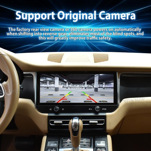 Android System 12.3 Inch Car Radio For Porsche Macan 2013-2017 Auto Stereo Wireless Carplay GPS Navigation Multimedia Player Touch Screen Had Unit(128GB)