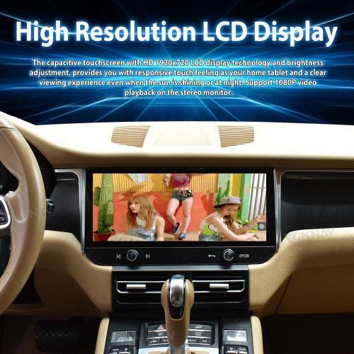 Android System 12.3 Inch Car Radio For Porsche Macan 2013-2017 Auto Stereo Wireless Carplay GPS Navigation Multimedia Player Touch Screen Had Unit(128GB)