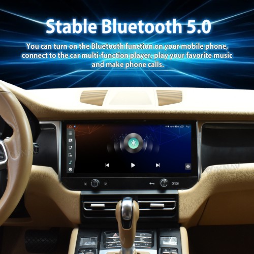 Android System 12.3 Inch Car Radio For Porsche Macan 2013-2017 Auto Stereo Wireless Carplay GPS Navigation Multimedia Player Touch Screen Had Unit(128GB)
