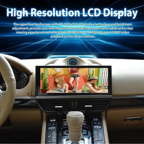 Android System 12.3 Inch Car Radio For Porsche Cayenne 2011-2017 Auto Stereo Wireless Carplay GPS Navigation Multimedia Player Touch Screen (128GB)