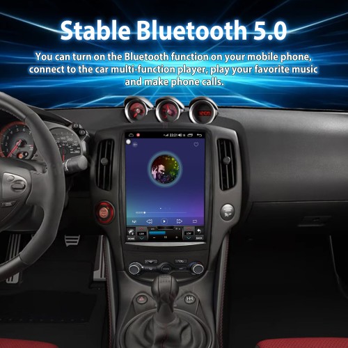 Viknav 12.1" Touch Screen Car Radio For Nissan 370Z ( 2008-2018 ) Multimedia Player Android Auto GPS Navigation Wireless Carplay