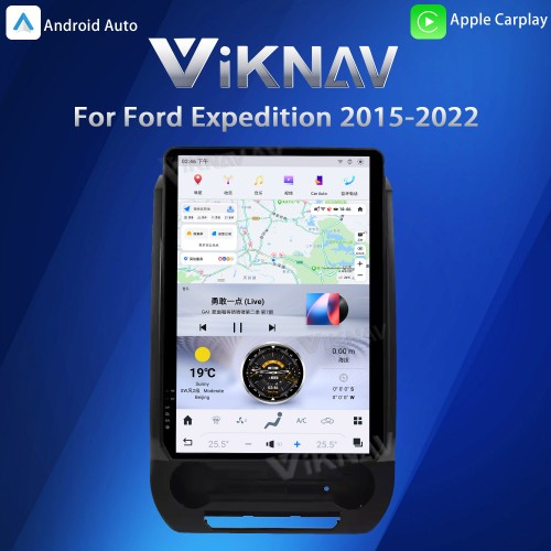 VIKNAV 14.4 inch Android Radio For Ford Expedition 2018 2019 2020 2021 2022 Car Radio Wireless Carplay Android Auto Stereo GPS Navigation Multimedia Player
