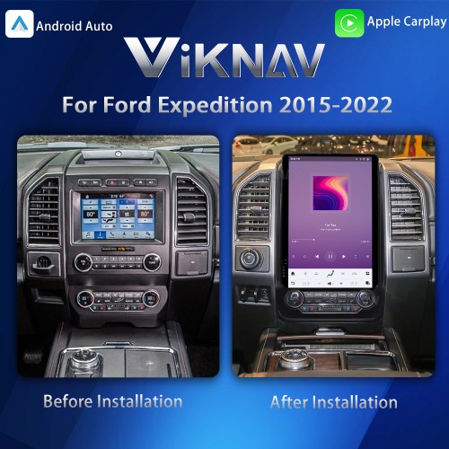 VIKNAV 14.4 inch Android Radio For Ford Expedition 2018 2019 2020 2021 2022 Car Radio Wireless Carplay Android Auto Stereo GPS Navigation Multimedia Player