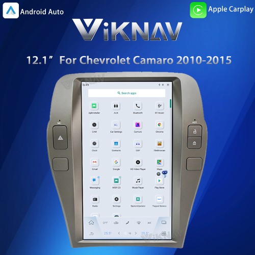 Viknav 12.1 Inch Android Car Radio for Chevrolet Camaro 2010-2015 GPS Navigation Auto Wireless Carplay  Multimedia Player Head Unit
