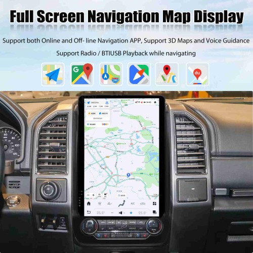 VIKNAV 14.4 inch Android Radio For Ford Expedition 2018 2019 2020 2021 2022 Car Radio Wireless Carplay Android Auto Stereo GPS Navigation Multimedia Player