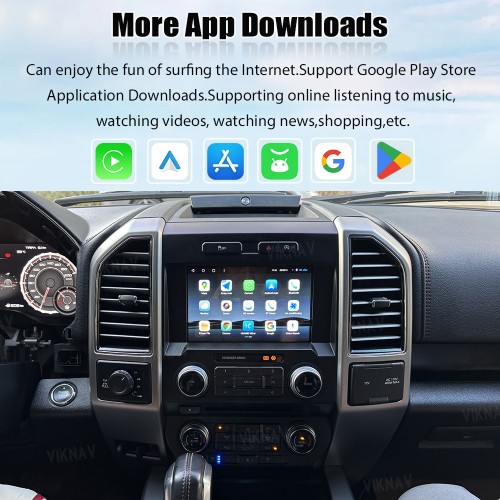 Upgrade Android Box For Ford F150 2015-2022 Wireless Carplay Touch Screen GPS Navigation Multimedia player Auto Stereo Head Unit(SYNC3)