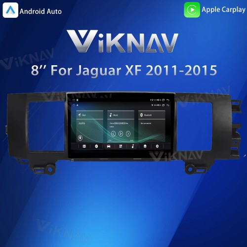 Viknav 8" Android Car Radio for Jaguar XF 2011-2015 Wireless CarPlay & Android Auto GPS Navigation Player